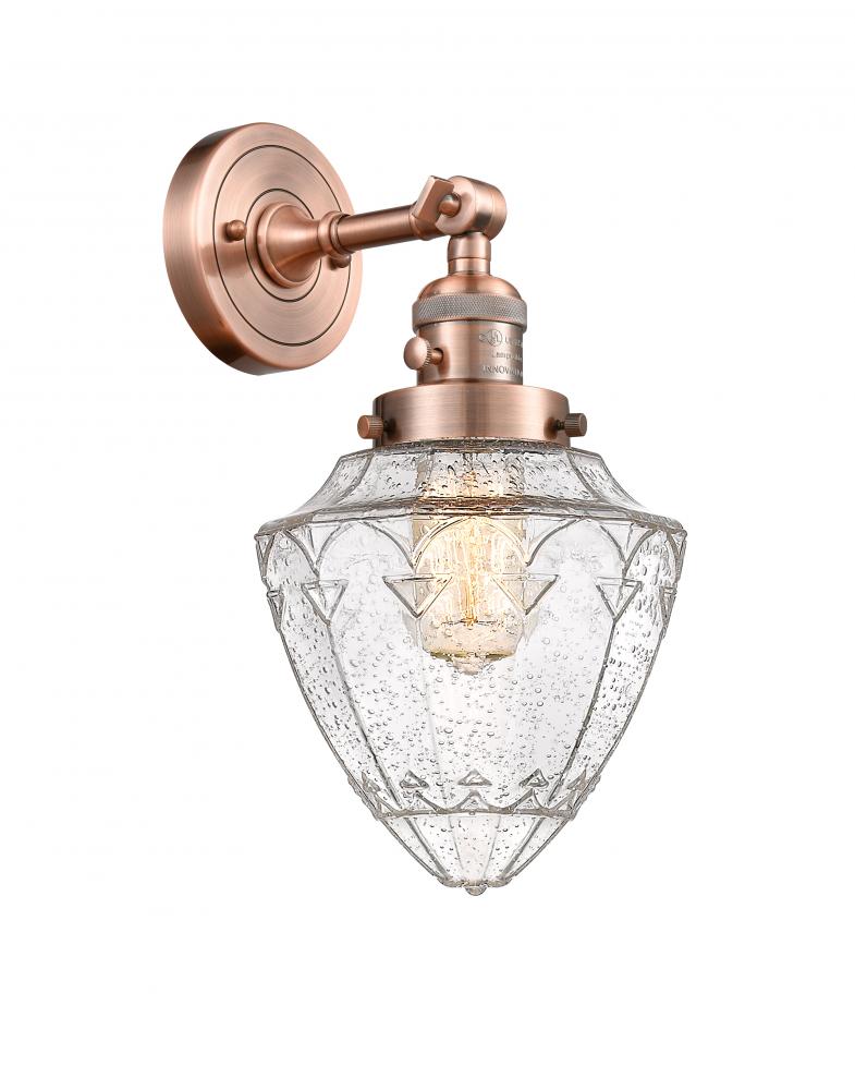 Bullet - 1 Light - 7 inch - Antique Copper - Adjustable Sconce