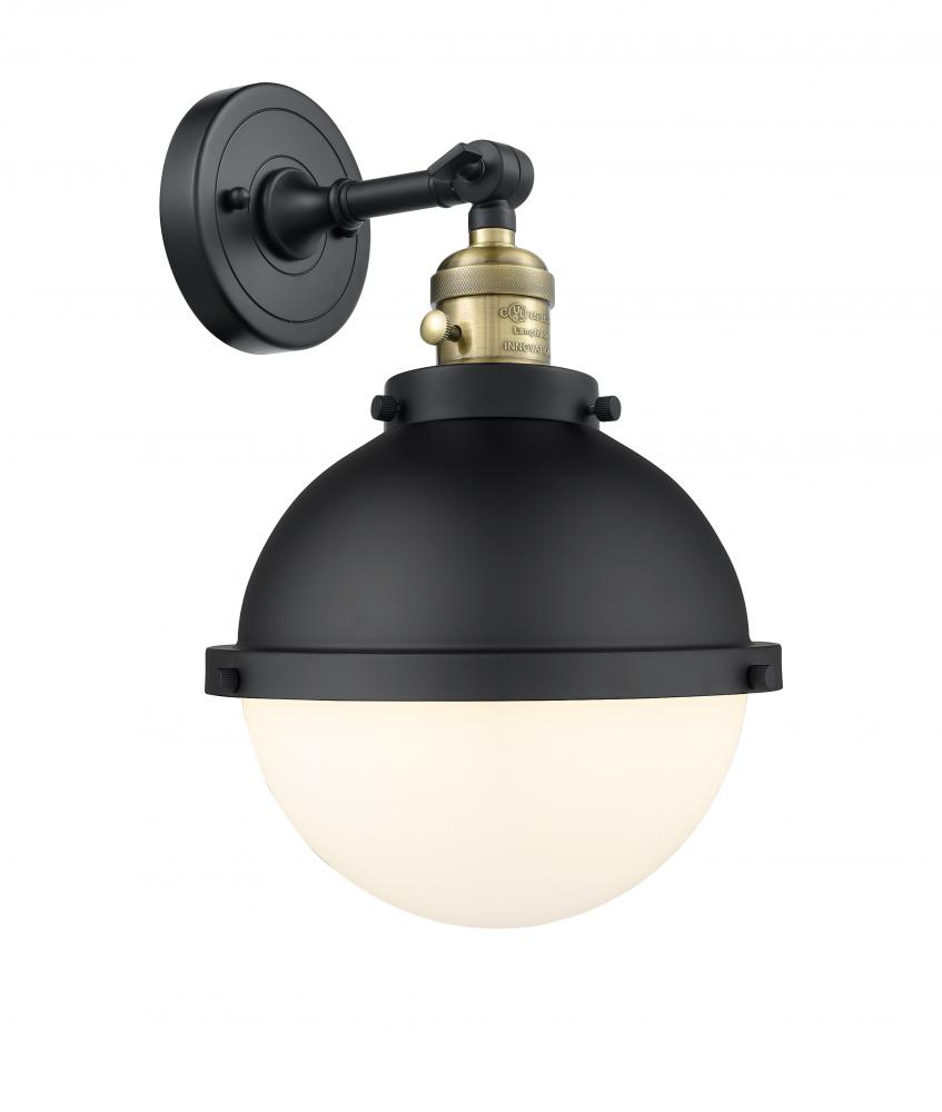 Hampden - 1 Light - 9 inch - Black Antique Brass - Adjustable Sconce