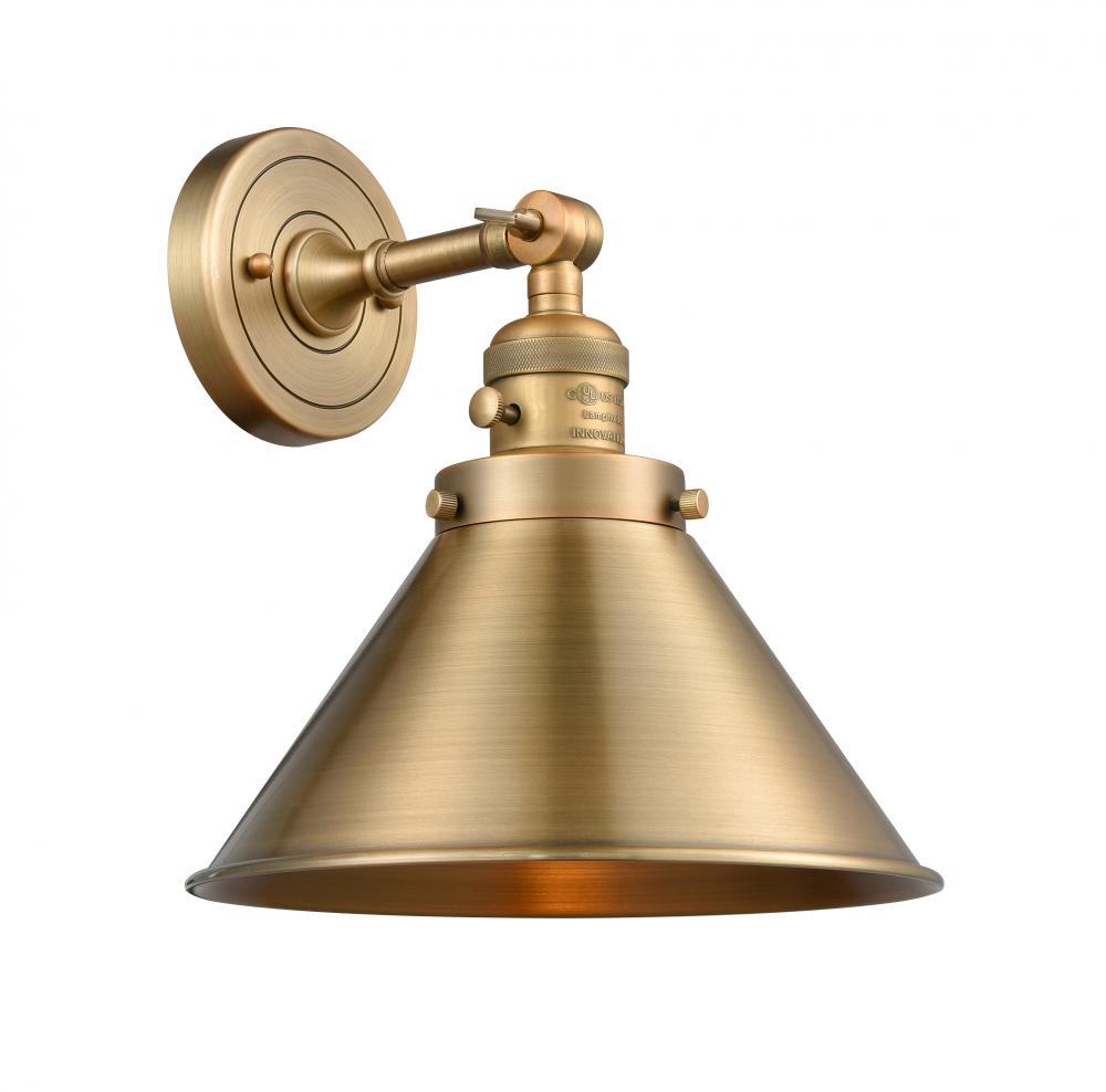 Briarcliff - 1 Light - 10 inch - Brushed Brass - Adjustable Sconce