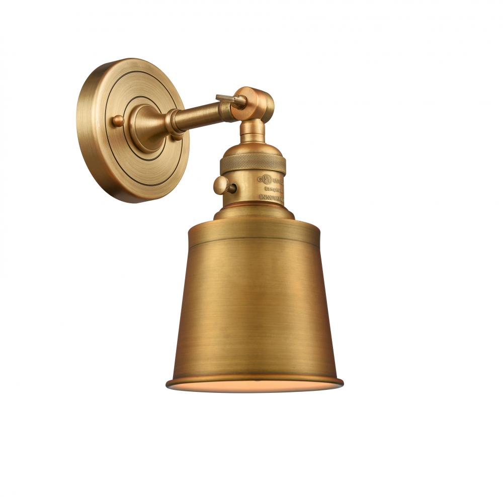 Addison - 1 Light - 5 inch - Brushed Brass - Adjustable Sconce