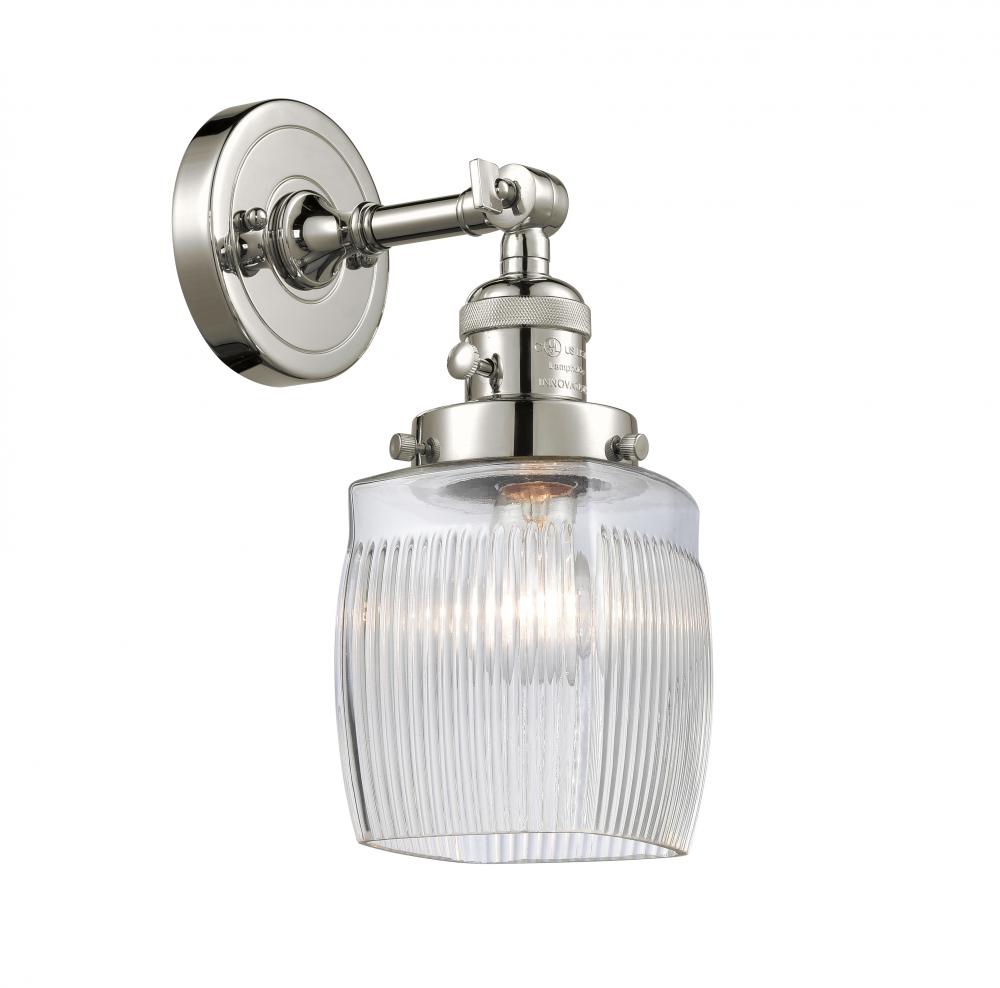 Colton - 1 Light - 6 inch - Polished Nickel - Sconce