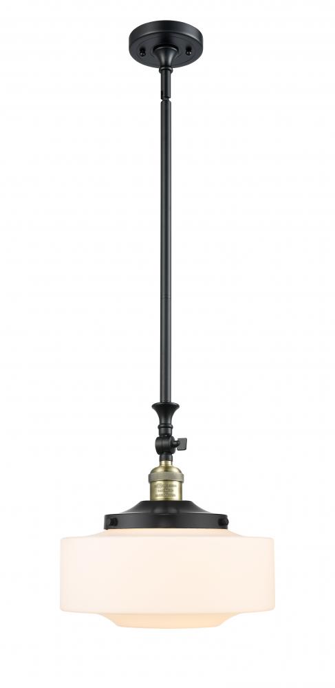 Bridgeton - 1 Light - 12 inch - Black Antique Brass - Stem Hung - Mini Pendant