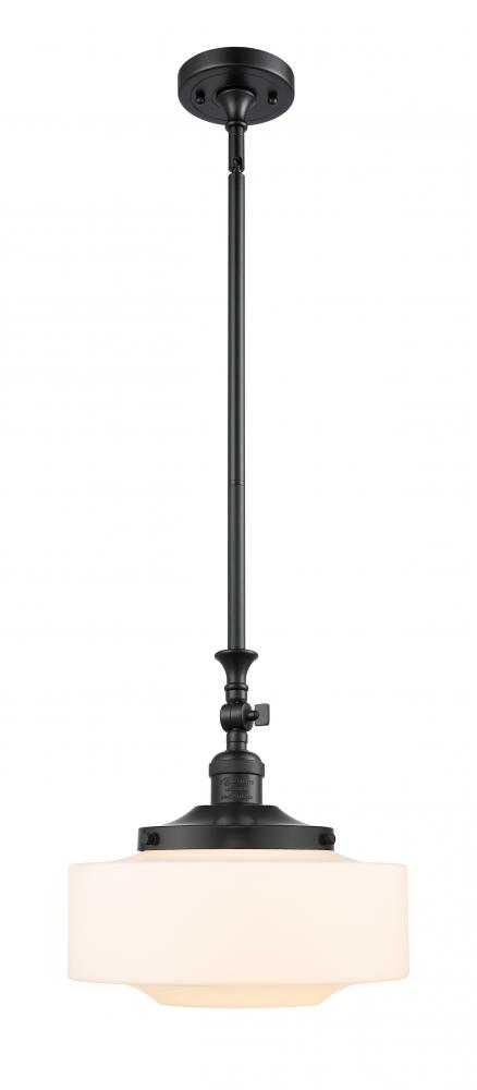 Bridgeton - 1 Light - 12 inch - Matte Black - Stem Hung - Mini Pendant