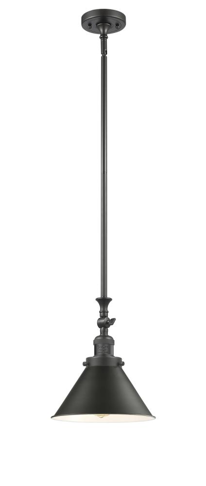 Briarcliff - 1 Light - 10 inch - Oil Rubbed Bronze - Stem Hung - Mini Pendant