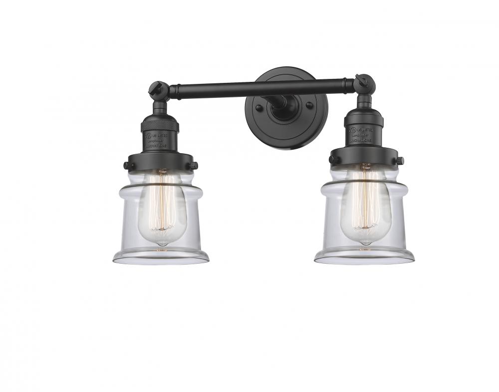Canton - 2 Light - 17 inch - Oil Rubbed Bronze - Adjustable Bath Vanity Light