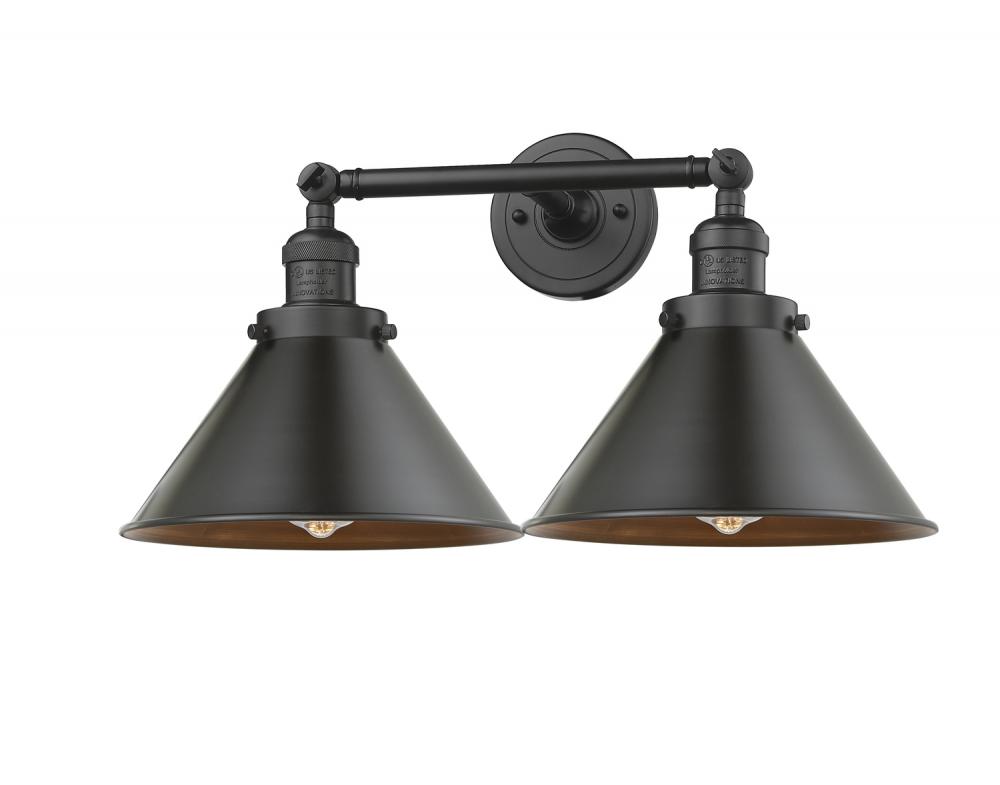 Briarcliff - 2 Light - 19 inch - Oil Rubbed Bronze - Bath Vanity Light