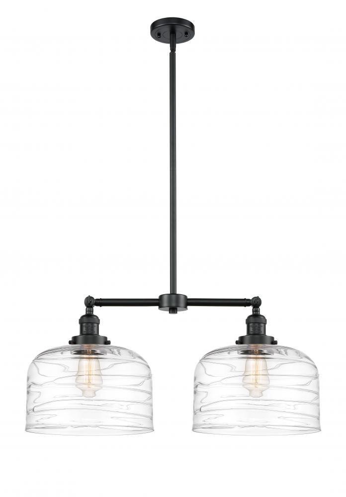 Bell - 2 Light - 21 inch - Oil Rubbed Bronze - Stem Hung - Adjustable Island Light
