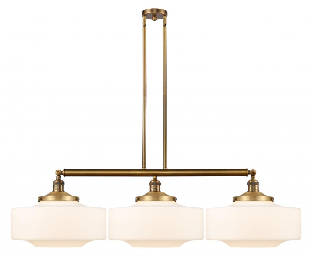Bridgeton - 3 Light - 50 inch - Brushed Brass - Stem Hung - Adjustable Island Light