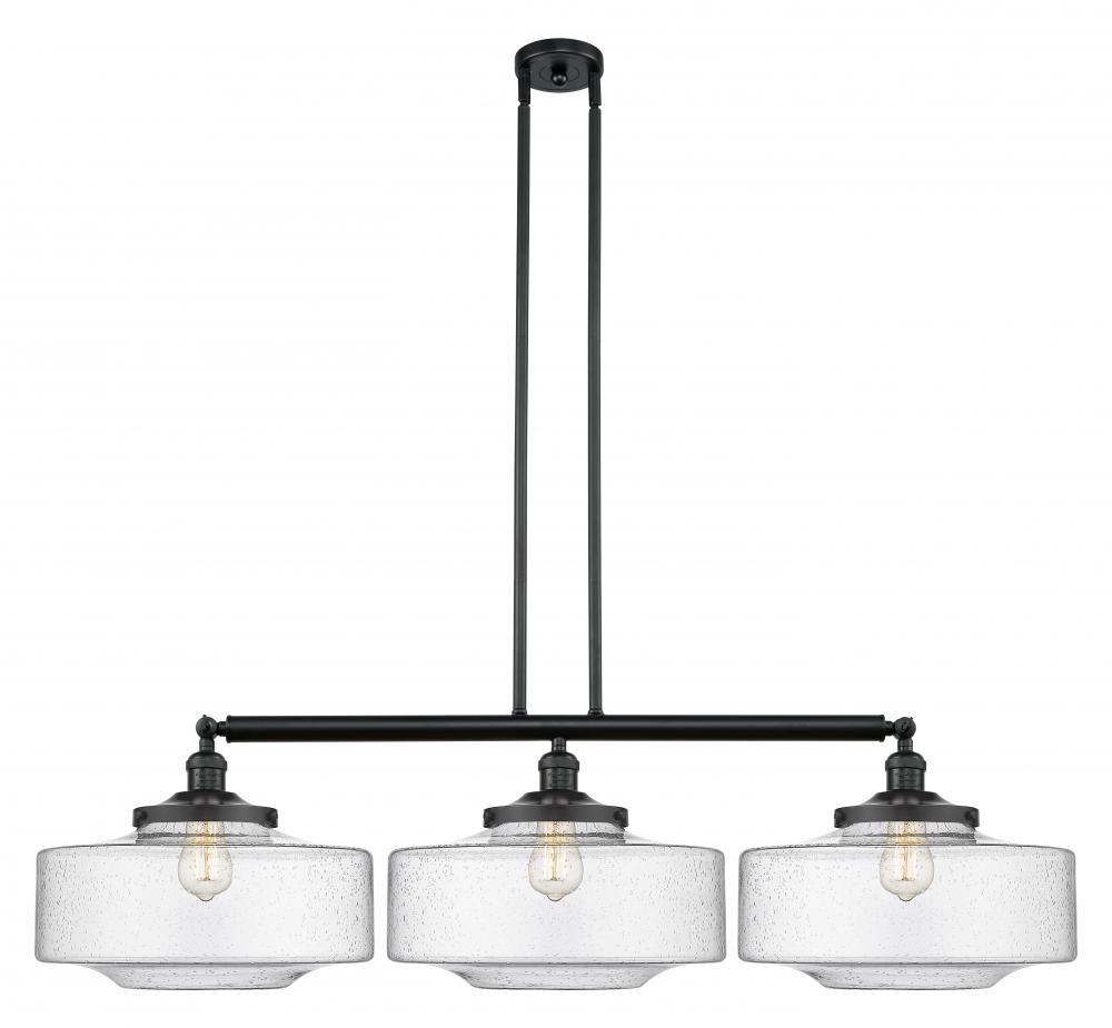Bridgeton - 3 Light - 50 inch - Matte Black - Stem Hung - Adjustable Island Light