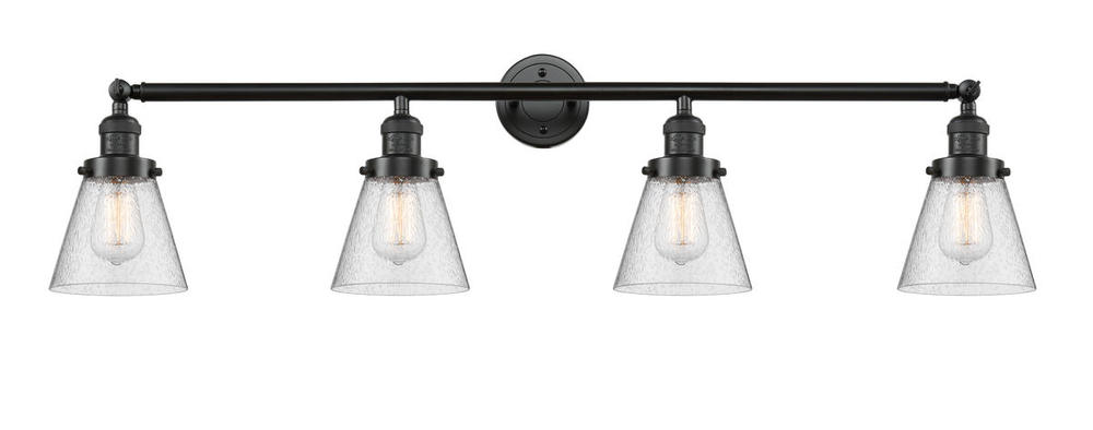 Cone - 4 Light - 42 inch - Oil Rubbed Bronze - Adjustable Bath Vanity Light
