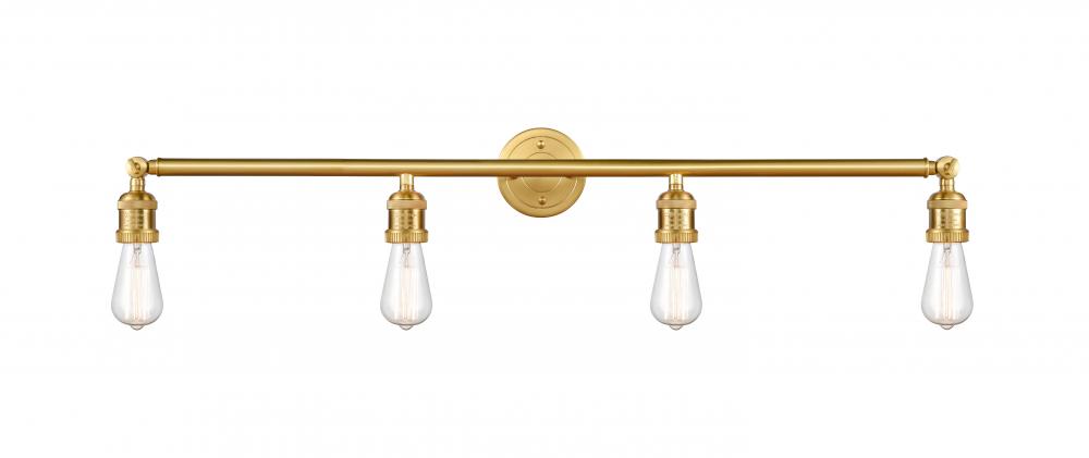 Bare Bulb - 4 Light - 42 inch - Satin Gold - Bath Vanity Light
