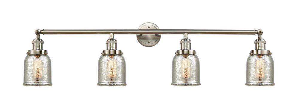 Bell - 4 Light - 43 inch - Brushed Satin Nickel - Adjustable Bath Vanity Light