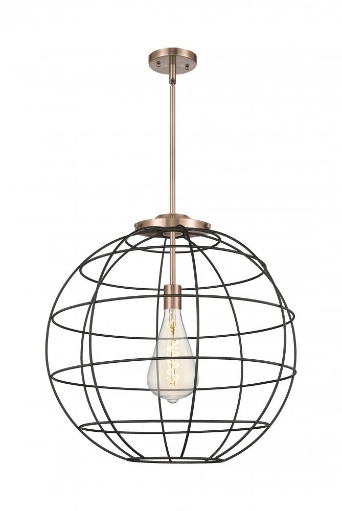 Lake Placid - 1 Light - 22 inch - Antique Copper - Pendant