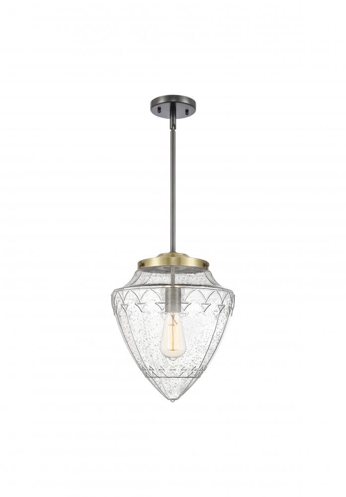 Beacon - 1 Light - 16 inch - Black Antique Brass - Stem Hung - Pendant