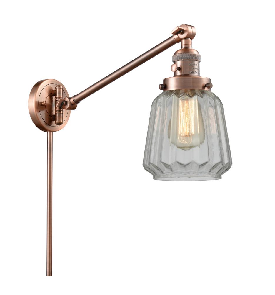 Chatham - 1 Light - 8 inch - Antique Copper - Swing Arm