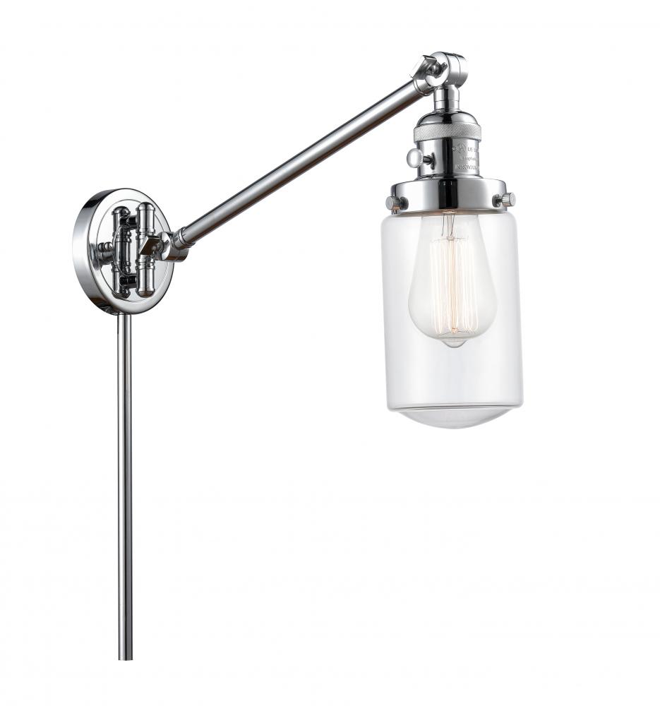 Dover - 1 Light - 5 inch - Polished Chrome -Adjustable Swing Arm