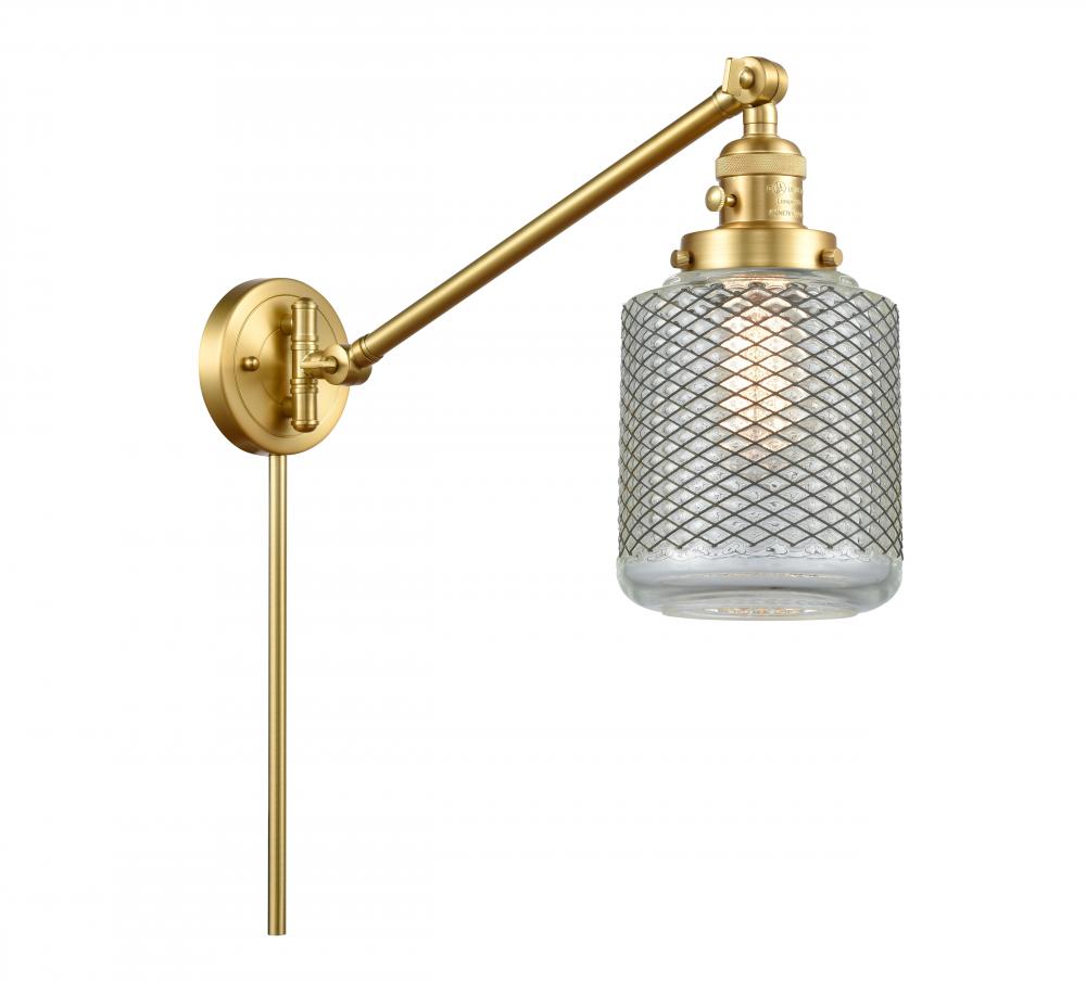 Stanton - 1 Light - 6 inch - Satin Gold -Adjustable Swing Arm