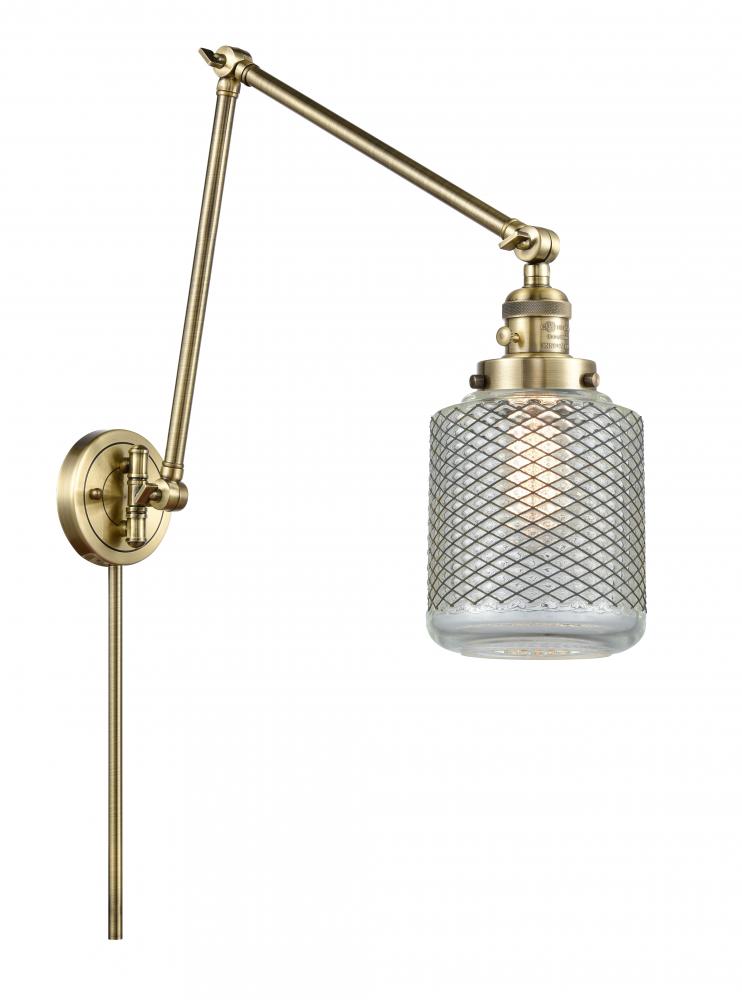 Stanton - 1 Light - 6 inch - Antique Brass - Swing Arm