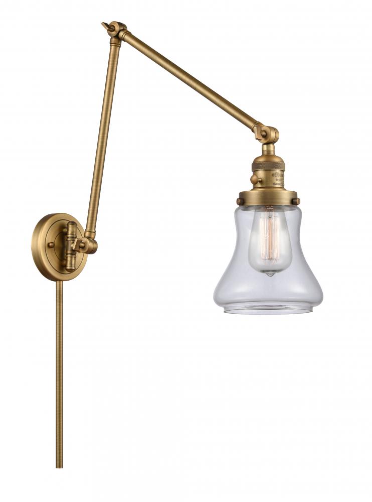 Bellmont - 1 Light - 8 inch - Brushed Brass -Adjustable Swing Arm