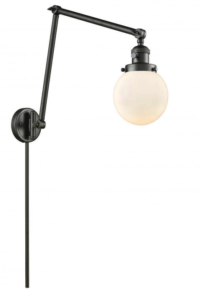 Beacon - 1 Light - 6 inch - Oil Rubbed Bronze -Adjustable Swing Arm