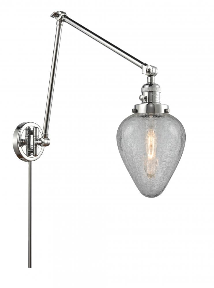 Geneseo - 1 Light - 8 inch - Polished Chrome -Adjustable Swing Arm