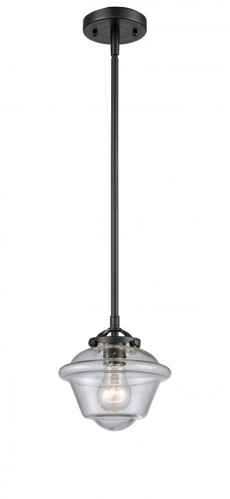 Oxford - 1 Light - 8 inch - Oil Rubbed Bronze - Cord hung - Mini Pendant