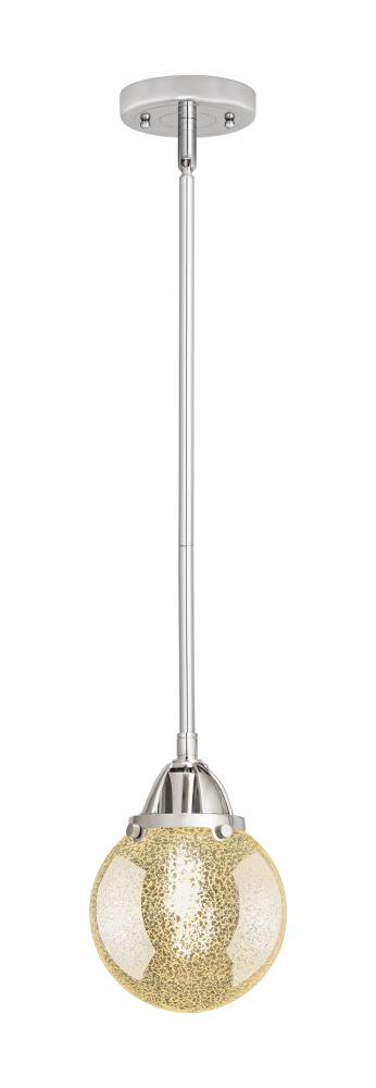 Beacon - 1 Light - 6 inch - Polished Chrome - Stem hung - Mini Pendant