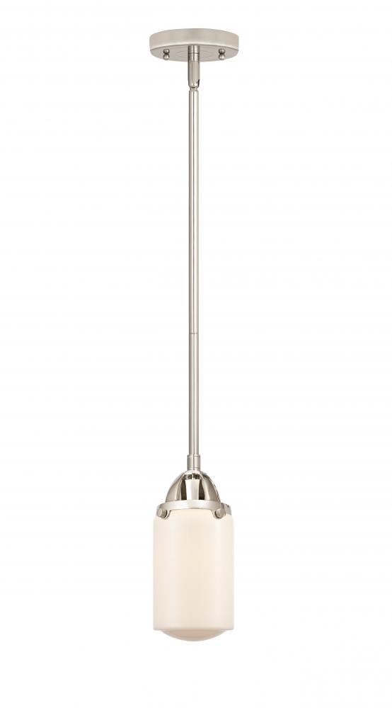 Dover - 1 Light - 5 inch - Polished Nickel - Stem hung - Mini Pendant
