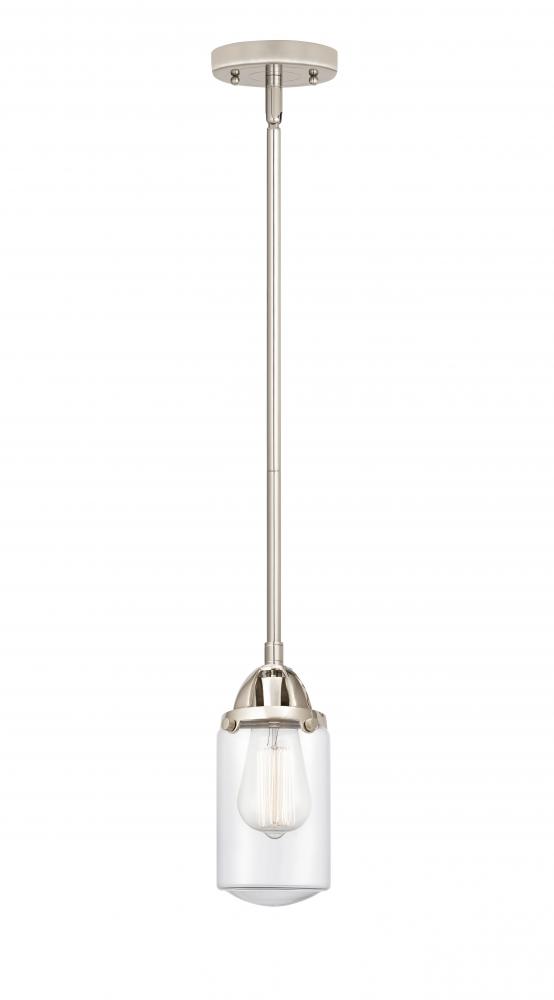 Dover - 1 Light - 5 inch - Polished Nickel - Stem hung - Mini Pendant