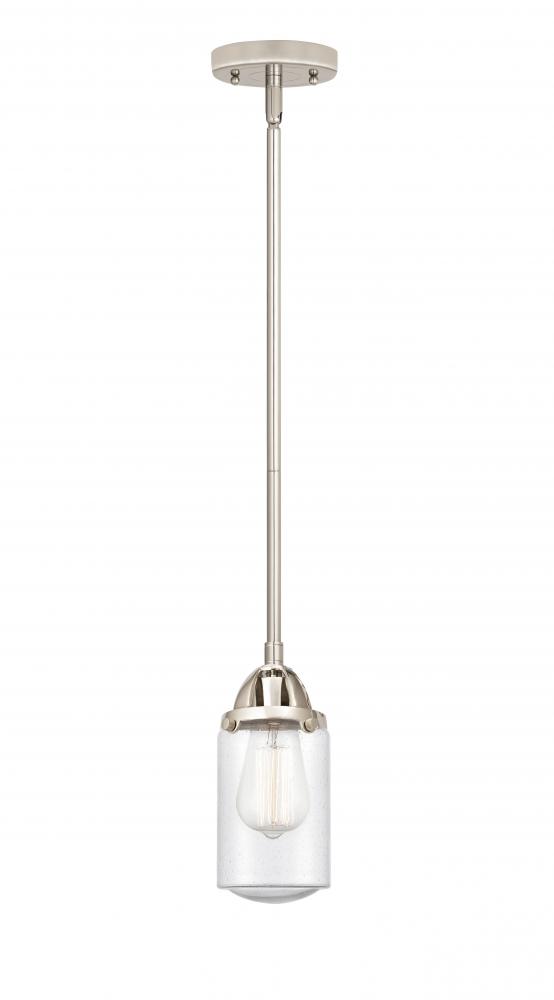 Dover - 1 Light - 5 inch - Polished Nickel - Stem hung - Mini Pendant