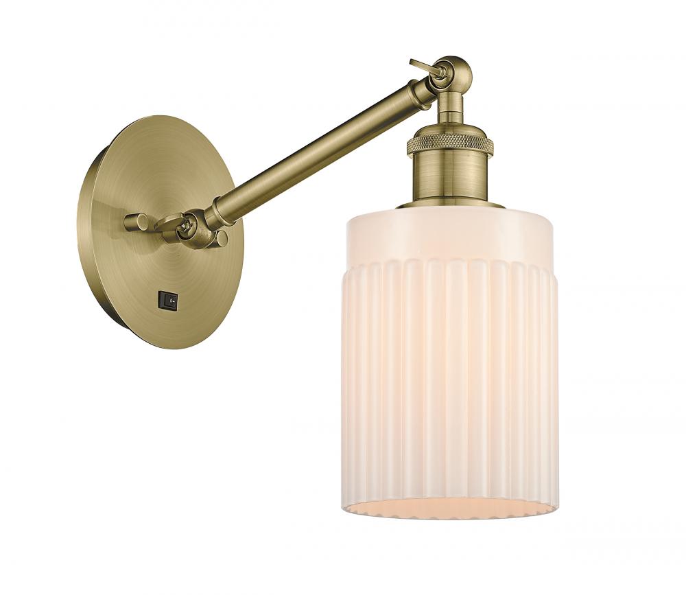 Hadley - 1 Light - 5 inch - Antique Brass - Adjustable Sconce