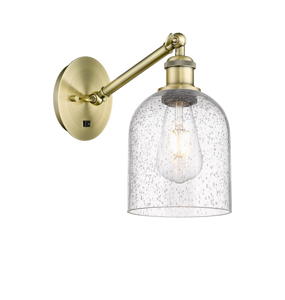Bella - 1 Light - 6 inch - Antique Brass - Adjustable Sconce