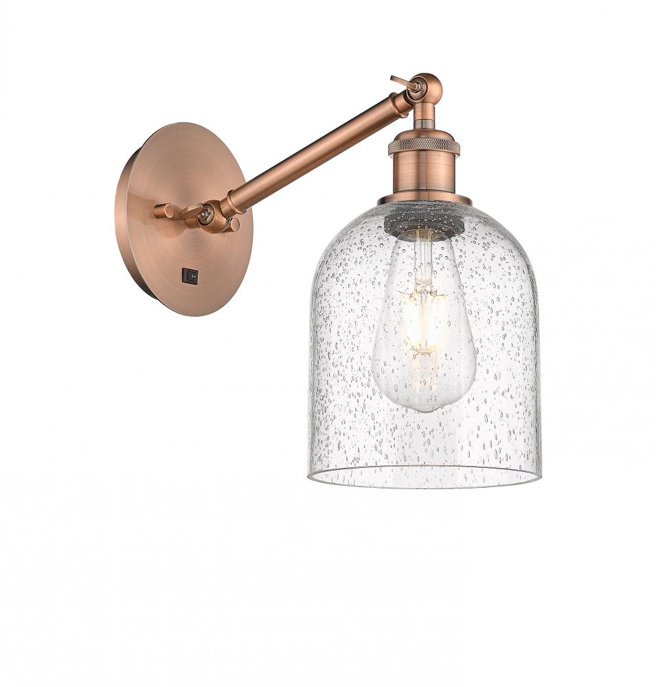 Bella - 1 Light - 6 inch - Antique Copper - Adjustable Sconce
