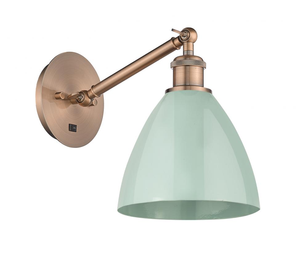 Plymouth - 1 Light - 8 inch - Antique Copper - Adjustable Sconce