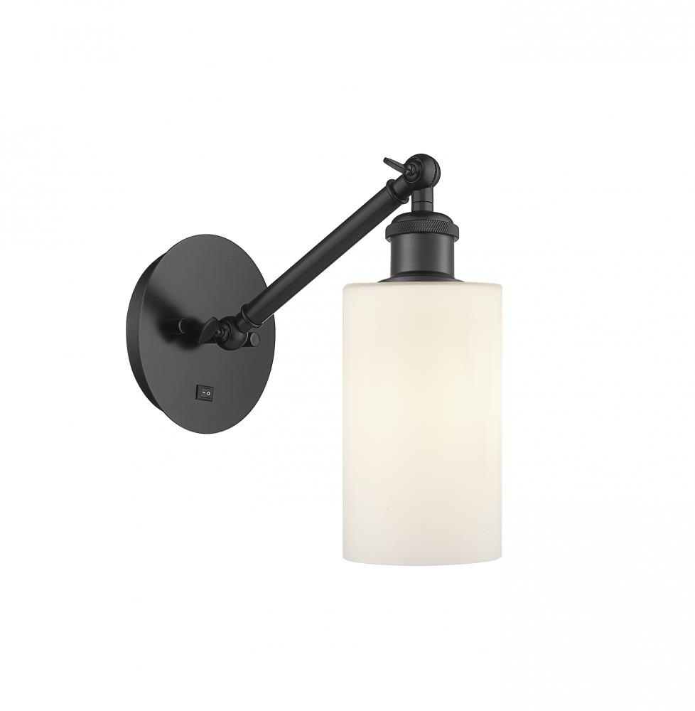 Clymer - 1 Light - 4 inch - Matte Black - Adjustable Sconce