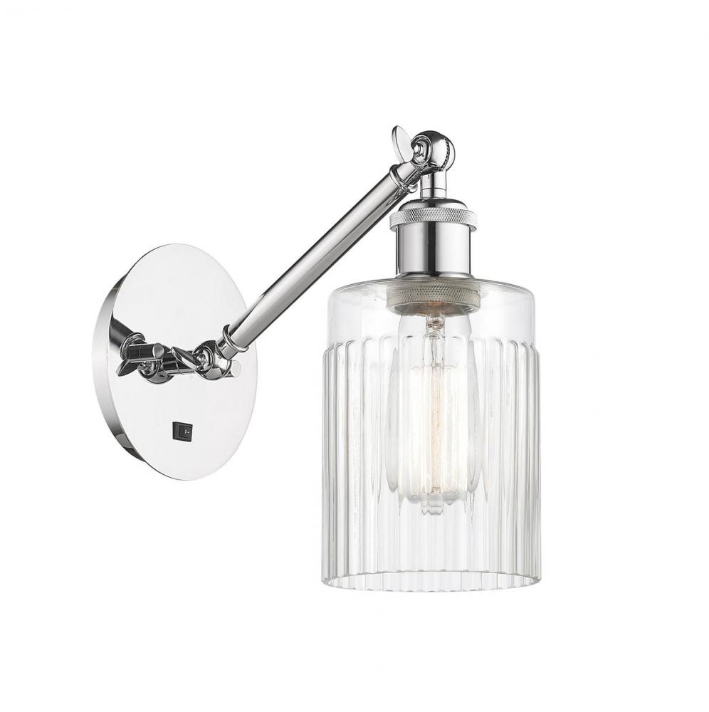 Hadley - 1 Light - 5 inch - Polished Chrome - Adjustable Sconce