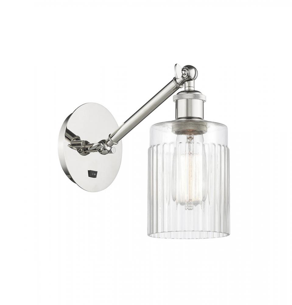 Hadley - 1 Light - 5 inch - Polished Nickel - Adjustable Sconce
