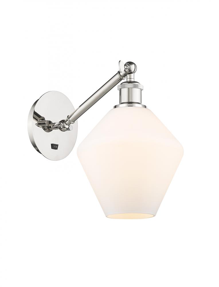 Cindyrella - 1 Light - 8 inch - Polished Nickel - Adjustable Sconce