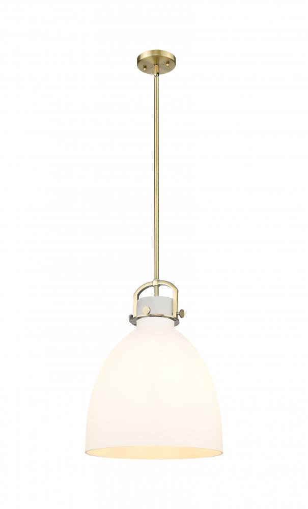 Newton Bell - 1 Light - 14 inch - Brushed Brass - Multi Pendant