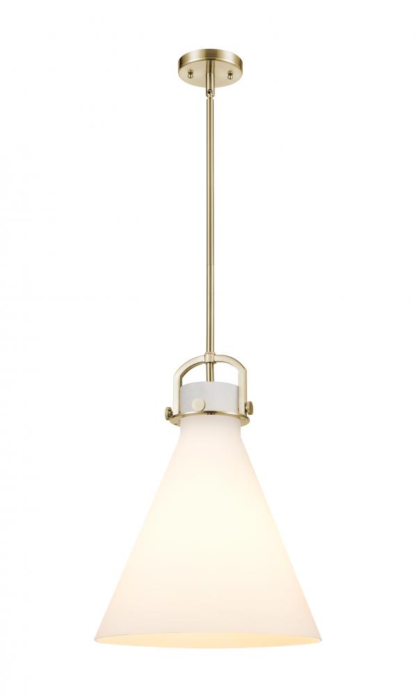 Newton Cone - 1 Light - 14 inch - Champagne Bronze - Pendant