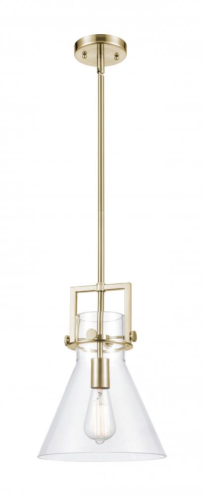 Newton Cone - 1 Light - 10 inch - Champagne Bronze - Mini Pendant