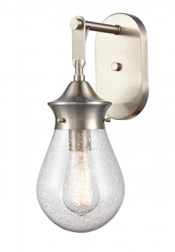 Genesis - 1 Light - 6 inch - Satin Nickel - Bath Vanity Light