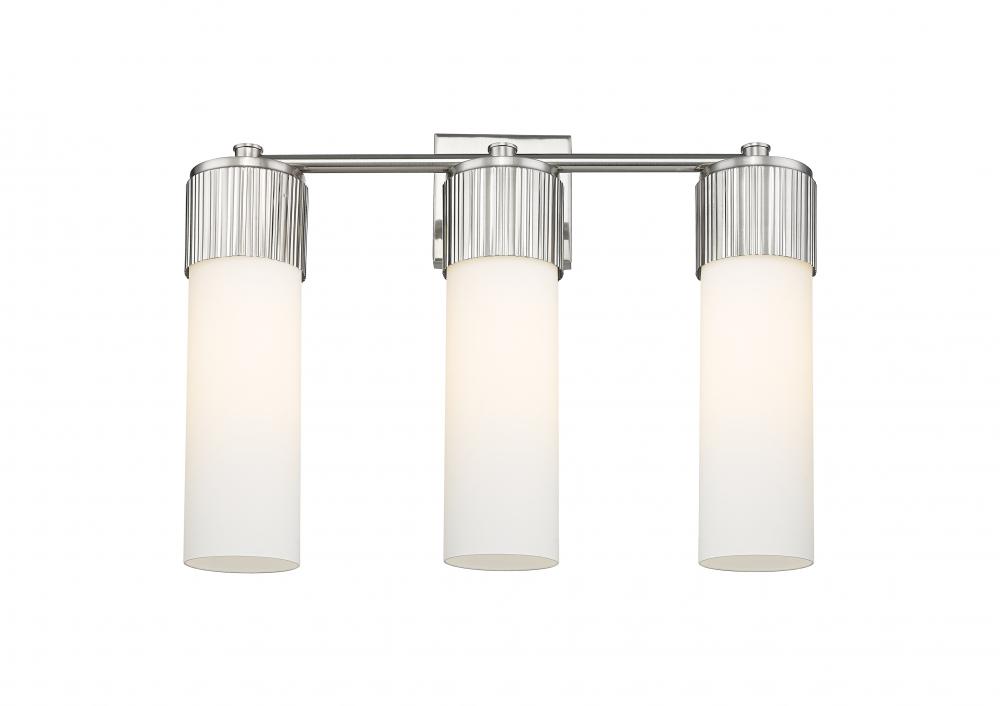 Bolivar - 3 Light - 21 inch - Satin Nickel - Bath Vanity Light