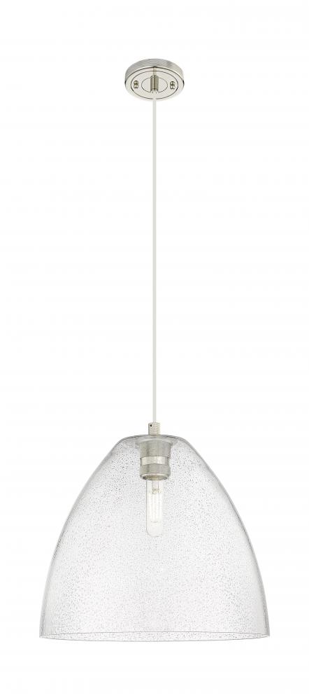 Crown Point - 1 Light - 12 inch - Polished Nickel - Pendant