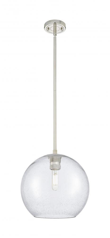Crown Point - 1 Light - 10 inch - Polished Nickel - Pendant