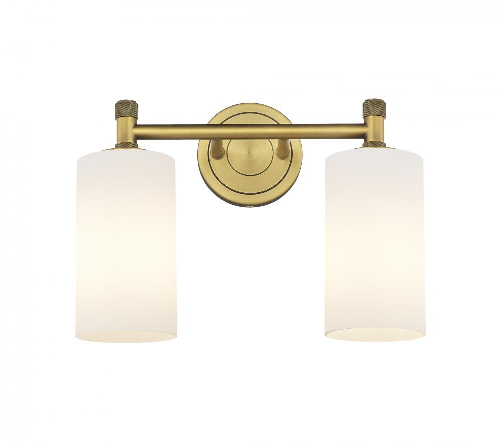 Crown Point - 2 Light - 14 inch - Brushed Brass - Bath Vanity Light