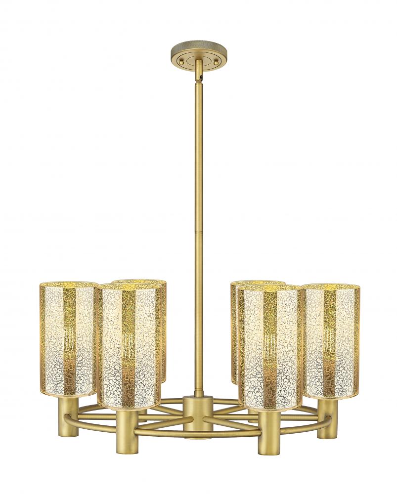 Crown Point - 6 Light - 24 inch - Brushed Brass - Chandelier
