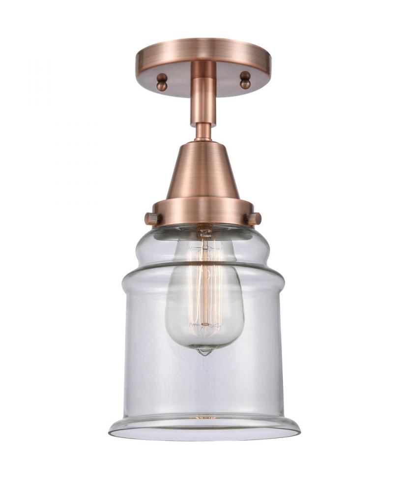 Canton - 1 Light - 6 inch - Antique Copper - Flush Mount