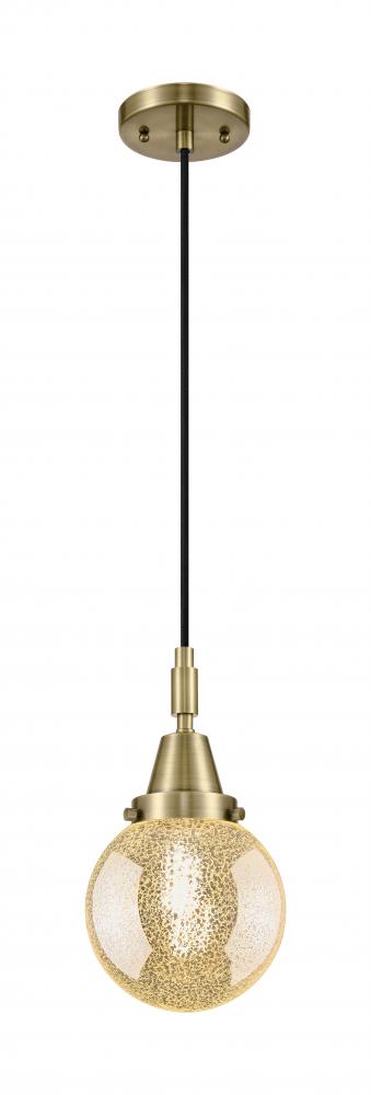 Beacon - 1 Light - 6 inch - Antique Brass - Mini Pendant
