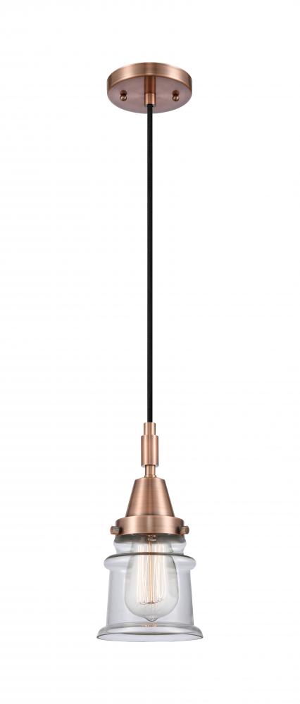 Canton - 1 Light - 7 inch - Antique Copper - Mini Pendant